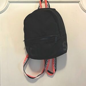 Mini Adidas black pink backpack